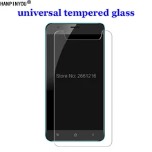 Vidro temperado universal 9, 4.0 / 4.3 / 4.5 / 4.7 / 5.0 / 5.3 / 5.5 / 6.0 polegadas película protetora de tela h 2.5d premium, para xiaomi