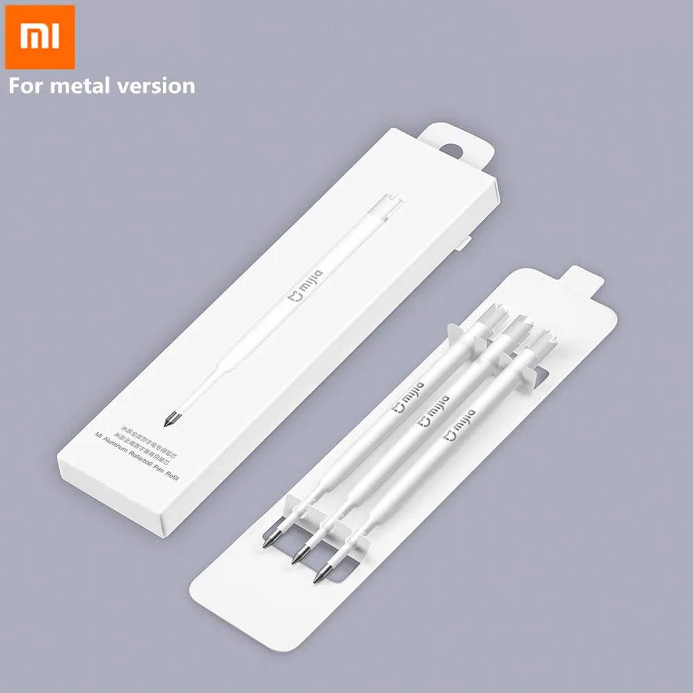 Новое поступление 3 шт. Оригинальные запасные стержни Xiaomi Mijia 0 5 мм черного цвета