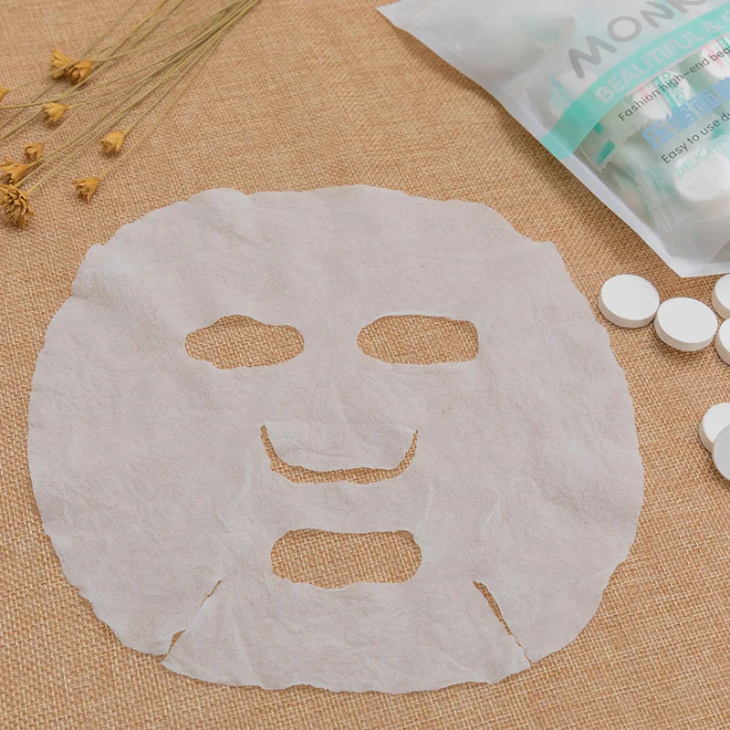 Компрессионная маска для лица, 100 Нетканая Тканевая маска, бумажная маска для ухода за кожей, сухая одноразовая компрессионная маска для лица, DIY маска, инструмент для макияжа