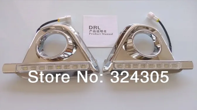 

1set special for Mazda CX-5 DRL line light LED daytime running lights LED lights not turn paragraph white black 8W/pair