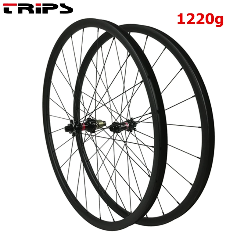 1220g супер легкие 27 5 er MTB Углеродные колеса XC гонки мм Асимметричные tubeles 650B Горный