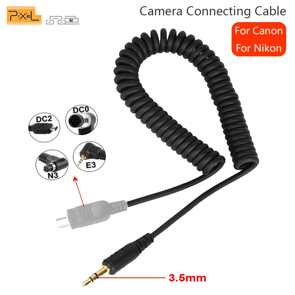 Remote Shutter Release Cable For Nikon DSLR Cameras - Compatible With MC-DC2 - Bulb Lock Function