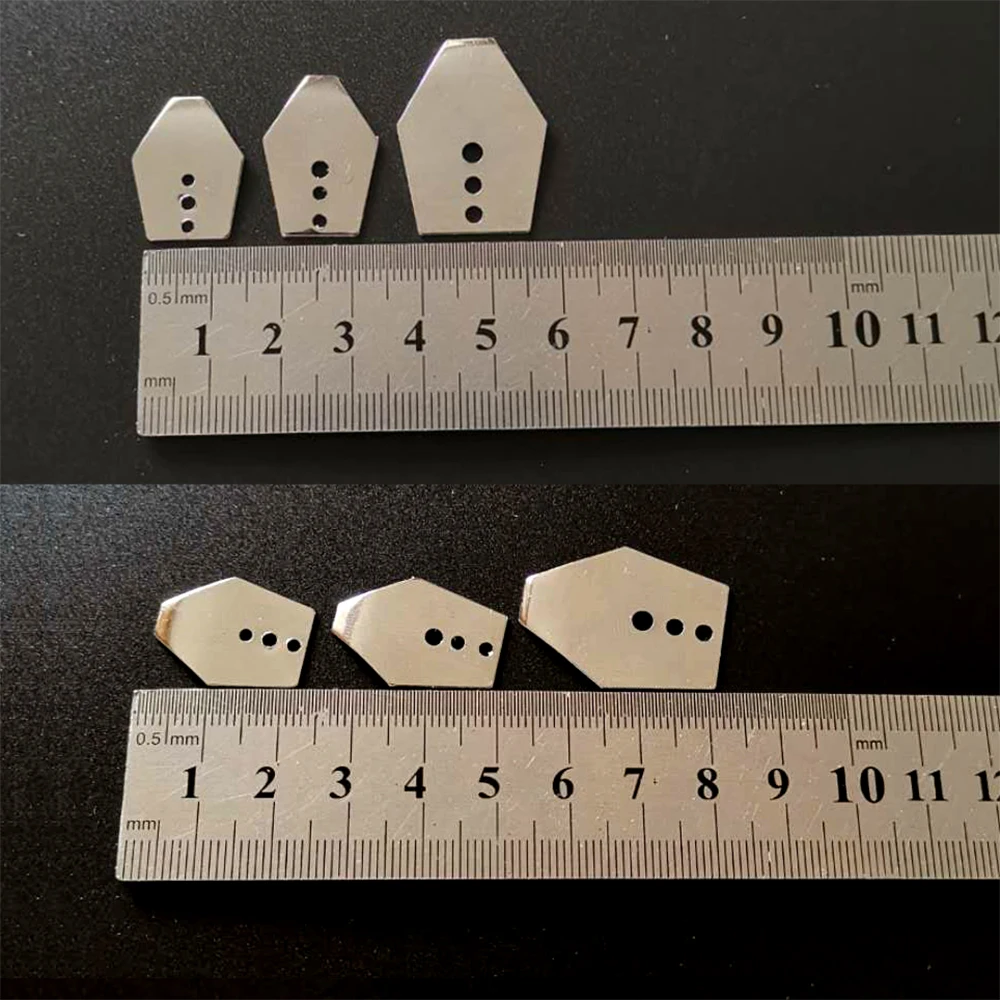 JonStar 20pcs/lot S/M/L Stainless Steel Swim Jig Blades M,Shakee Blades,Jig Dancer Blades Manufacture,Diy for jigs