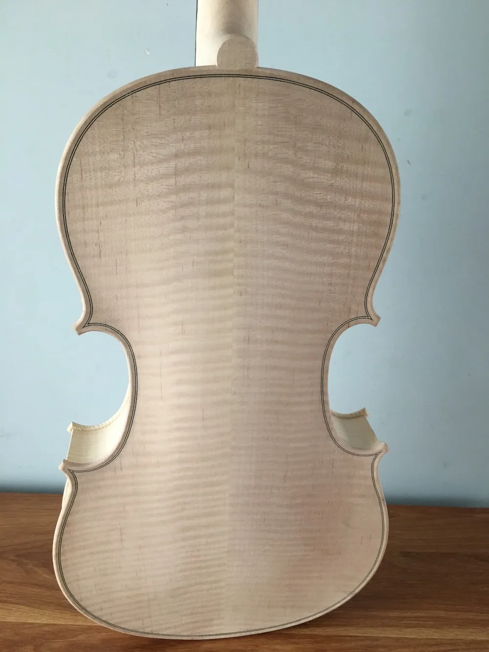 

16.5" viola flamed maple back Stradi model unvarnished white viola S2