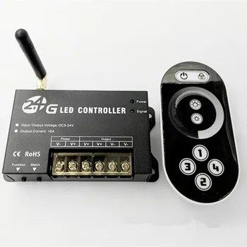 

RF203 2.4G touch wireless led dimmer controller with remote for led strip SMD3528 5050 brightness adjust dimmer