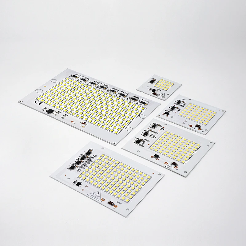 Нет необходимости в драйвере SMD Светодиодные лампы Smart IC AC 220 В 10 Вт 20 30 50 100 для