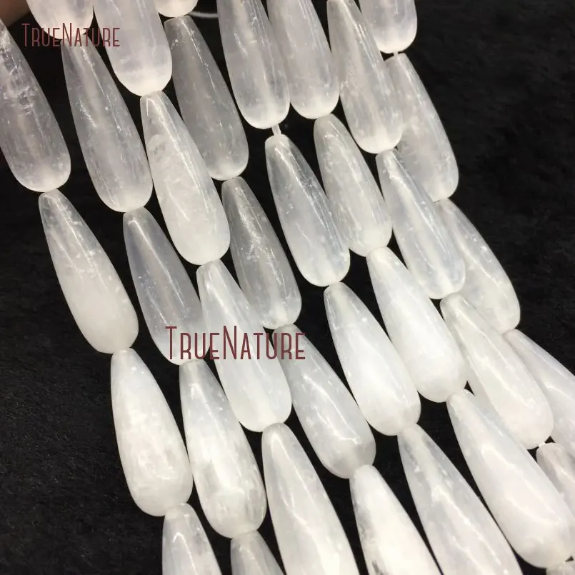 20171208-BE9033- Pear Shape Loose Beads Calcite Crystal Beads_2