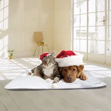 110 в коврик для собак Теплый Электрический Нагреватель Коврик водоустойчивое одеяло кровать для собак