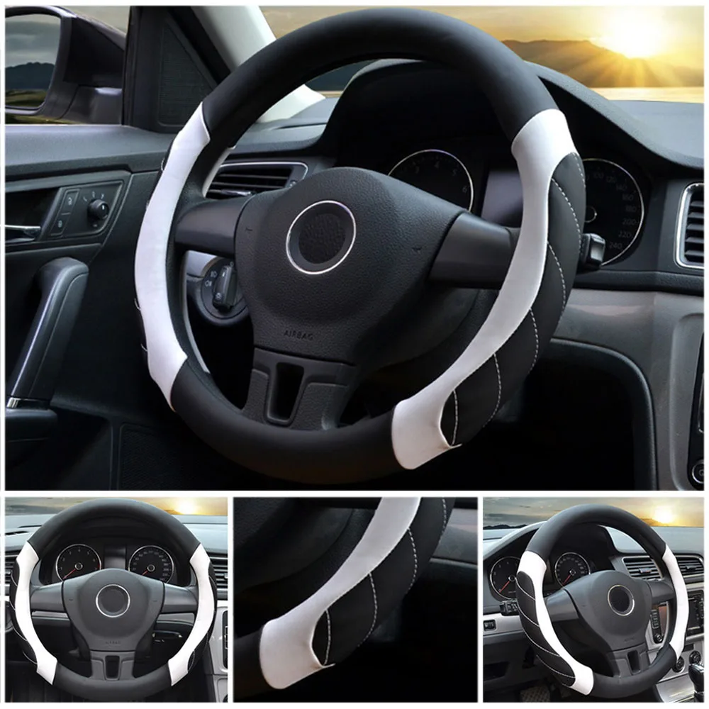 braid on the steering wheel