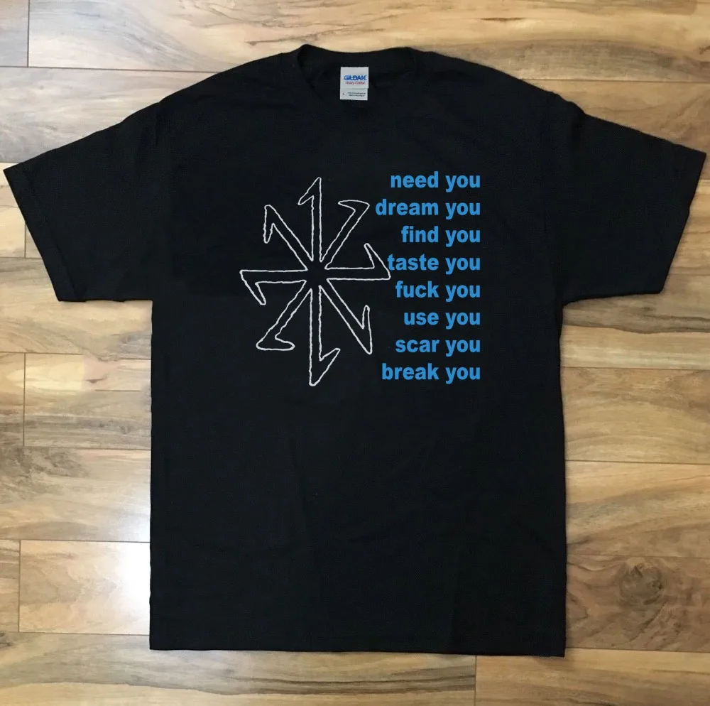 

VINTAGE T-Shirt NIN Nine Inch Nails Eraser Lyric Tour 1996 Reprint US all size