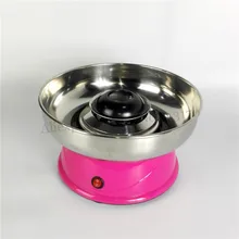 Мини-машина для изготовления конфет и нитей, феи для изготовления сахарных нитей розового цвета, чаша из нержавеющей стали