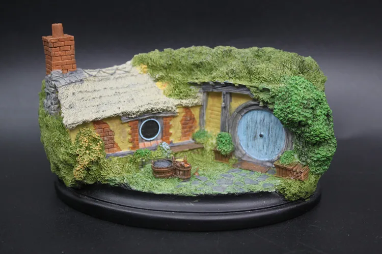 

[TOP] Lord of the Rings toy Hobbit knick knack Hobbiton Bathilda NO.35 figures statue toys model car & fishbowl ornament gift