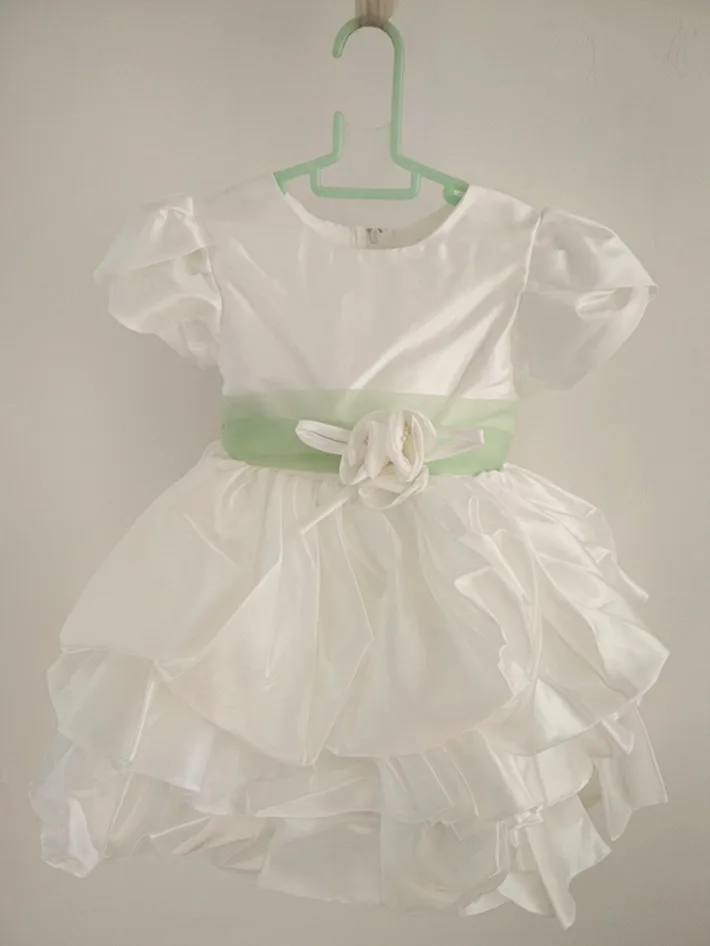 

BBWOWLIN Baby Girls Dress Summer Court Style Party Simple Dresses for Toddler Girl Clothing 18M