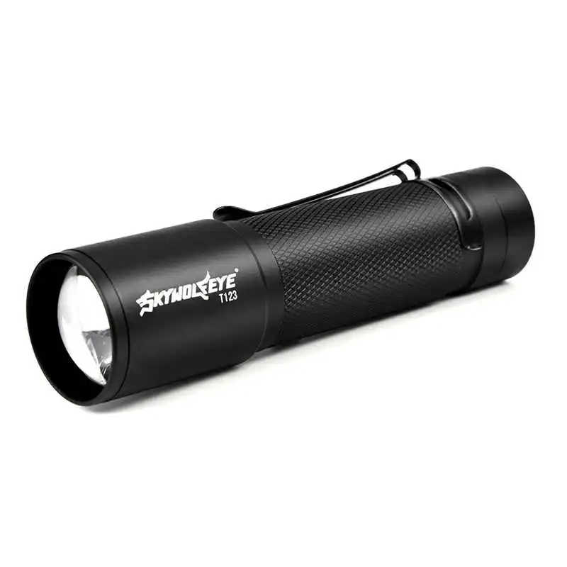 XM-L T6 Zoomable Tactical 18650 Flashlight Military Zoom Torch Lamp  led flashlight 18650 powerful led flashlight #4A30 (4)