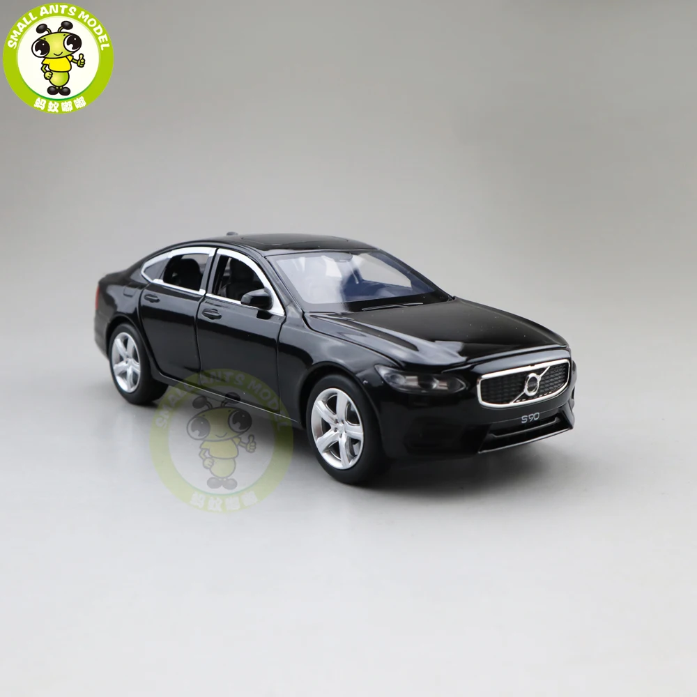 1/32 JACKIEKIM Volvo S90 литая модель автомобиля игрушки для детей Подарки для мальчиков девочек звуковое освещение