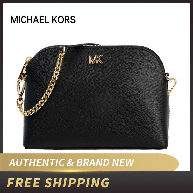 MICHAEL KORS Large Crossgrain Leather Dome Crossbody Bag 32S9GF5C3L-in Shoulder Bags from ...