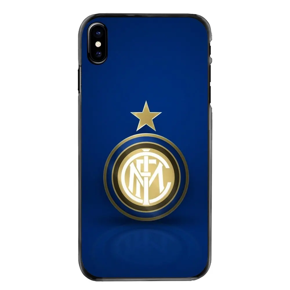 Жесткий чехол для телефона с логотипом Internazionale FC football Soccer для iPhone 4 4S 5 5S 5C SE 6 6S 7 8 Plus X XR XS Max iPod Touch 4 5 6