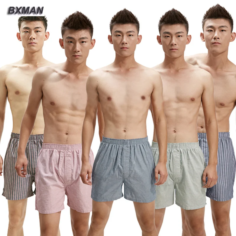 BXMAN Woven Cotton High Quality Sexy Men Boxer Shorts Men's Underwear