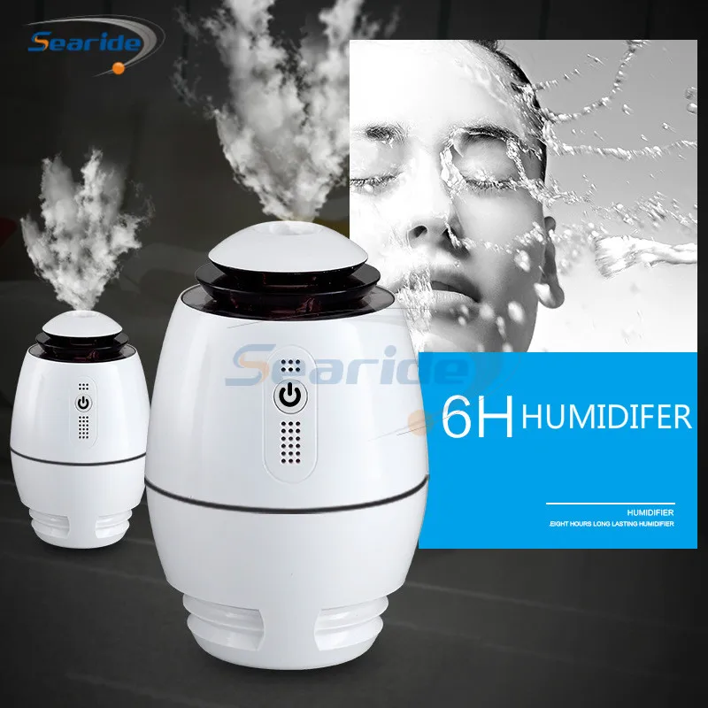 

New Mini USB Ultrasonic Aromatherapy Air Humidifier Aroma Purifier Radiator 6 Hour Regular Humidification for Car Office Home
