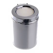 Портативный цилиндр в форме синий светодиодный свет авто сигарета пепельница держатель чашки(серебро