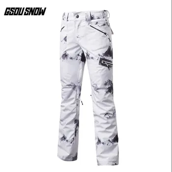 

GSOU SNOW Brand Women Ski Pants Waterproof Snowboard Pants Winter Outdoor Skiing Snowboarding Sport Trousers Female Snow Clothes