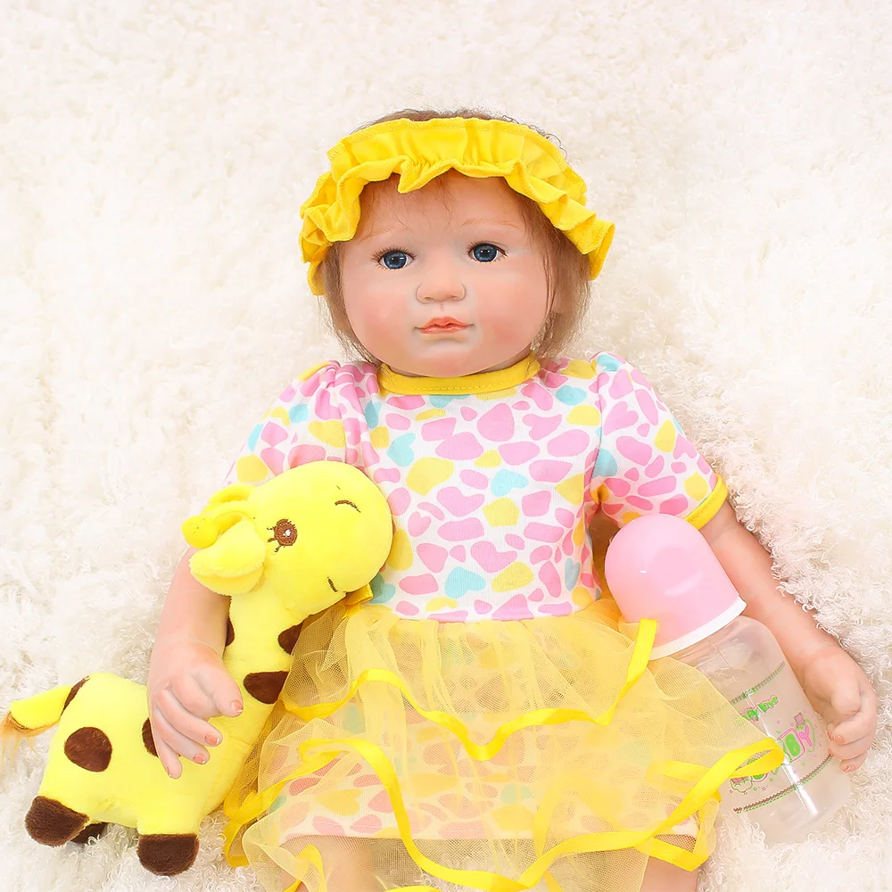 Детские куклы Bebes reborn slicone 19 &quot46 см настоящие для новорожденных девочек игрушки