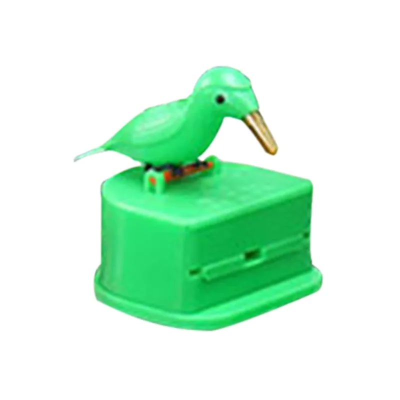 

Cute Hummingbird Toothpick Dispenser Gag Gift Cleaning Teeth Toothpick Dispenser Living Room Decoration Automatic Toothpick Box
