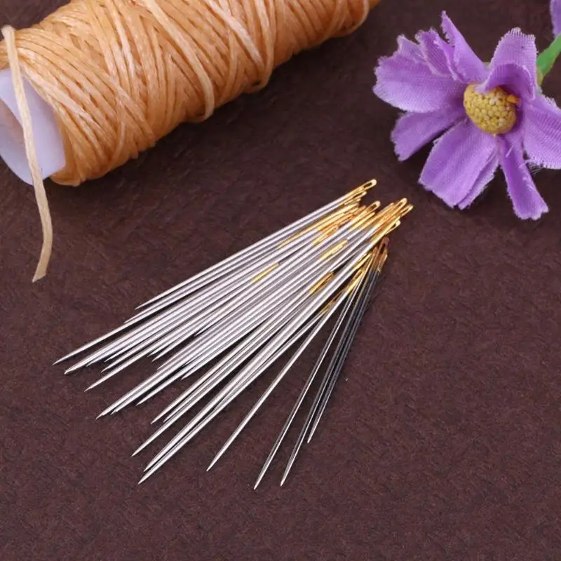 

16Pcs/set Hand Sewing Needles Kit Leather Carpet Repair Tools Household Sewing Accessories Needles Craft