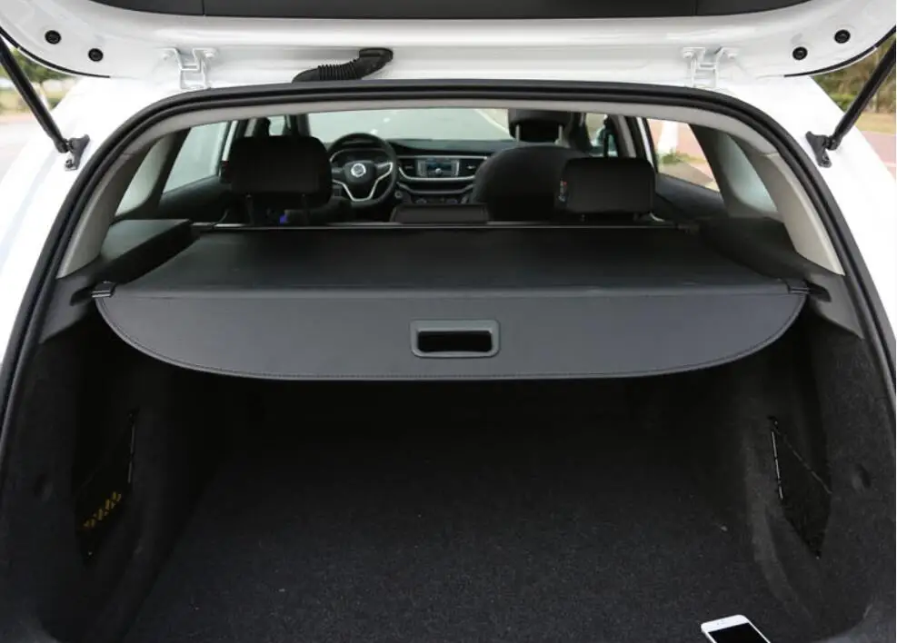 

JINGHANG High quality Car Rear Trunk Security Shield Cargo Cover For BUICK EXCELLE GX 2017 2018 (black, beige)