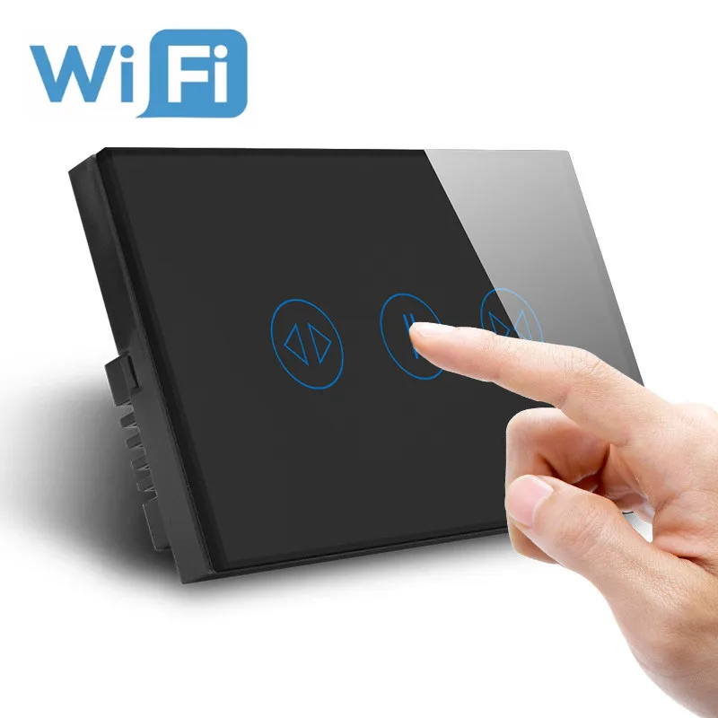 Настенный Wi Fi выключатель для штор система умный дом телефон с поддержкой 2 4 ГГц
