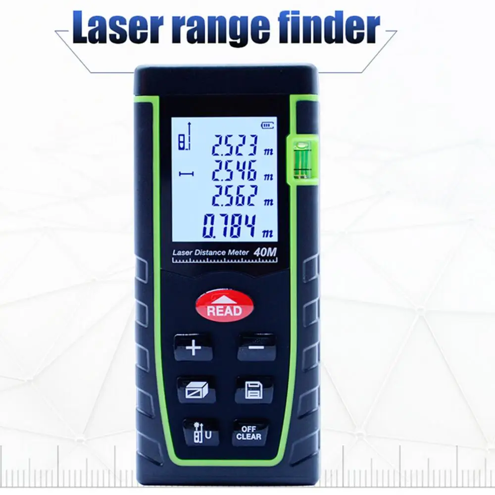 Sndway Laser Distance Meter SW-T40 Laser Distance Meter 40m High Accuracy Area/Volume Laser Measuring Device Laser Meter 40m Sndway Laser Distance Meter SW-T40 Laser Distance Meter 40m High Accuracy Area/Volume Laser Measuring Device Laser Meter 40m