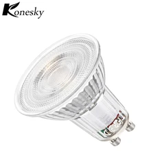 Konesky GU10 светодиодные прожекторы 5 Вт Стекло энергосбережения затемнения света для конференц-зал выставочный зал Галерея бары KTV
