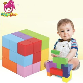 

Magnetic Building Blocks Magnetic Tiles for Kids Educational Toys Stress Relief Toy Games Square Magnets Cube Intelligence toys
