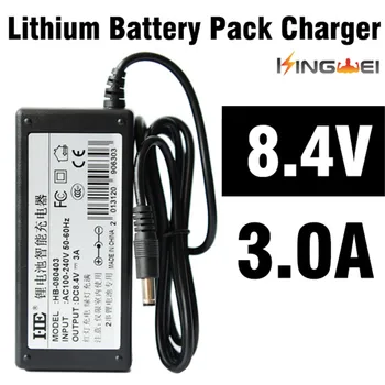 

KingWei Laptop Charger 8.4v 3A 18650 Lithium 5.5mm Rechargeable Battery Pack Charger Intelligent Charger EU US Plug