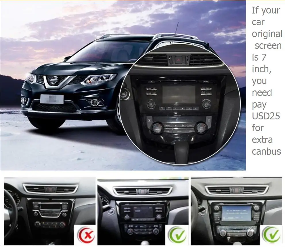 Best HDMI 64gN 4G 10.2" Android 9.01 Car Audio for Nissan X-Trail Xtrail  Headunit Stereo Video GPS Navi Multimedia IPS Monitor Radio 1