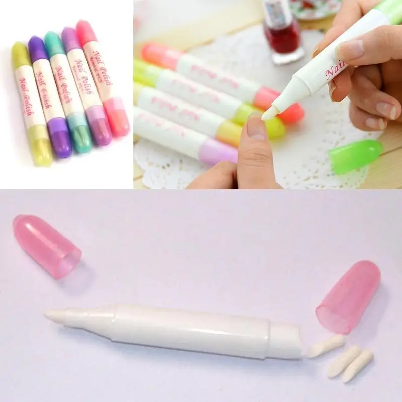 

Nail polish corrector pen portable nail art polish corrector remover pen clean mistake Random Color
