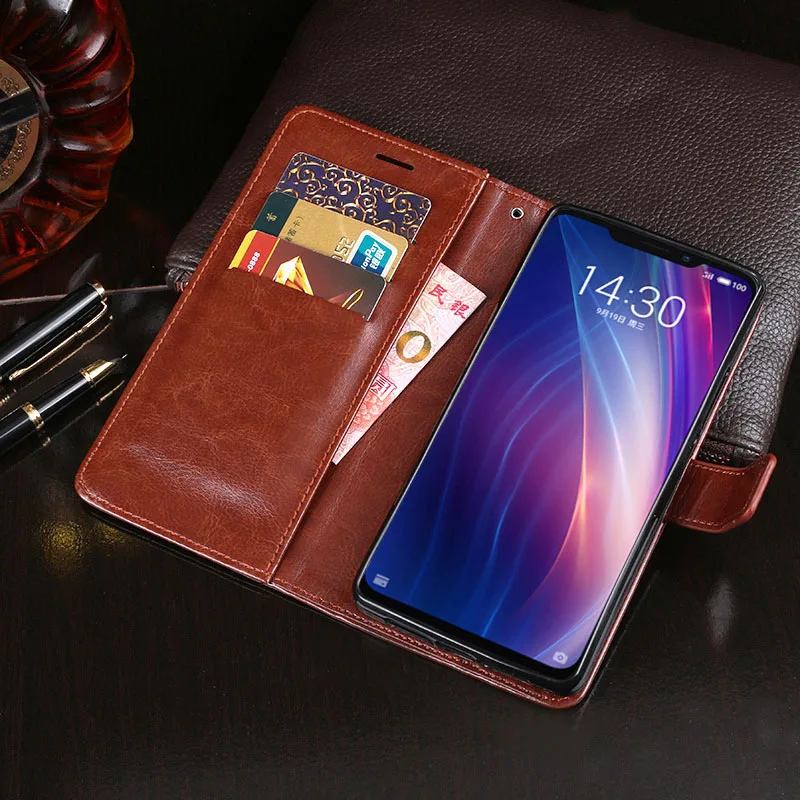 

Wallet Case For Meizu X8 Flip Case Dirt-resistant Phone Cover For Meizu X8 PU Leather Flip Case Phone Cover
