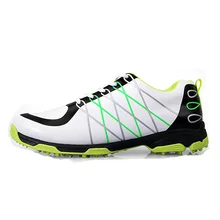 мужчины супер свет из микрофибры кожа водонепроницаемый удобные хорошее сцепление мужской спортивная обувь дышащая противоскользящие патент обувь для гольфа 