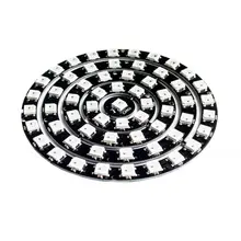 1 шт. WS2812 RGB светодиодный кольцо 1Bit 8Bit 12Bit 16Bit 24Bit WS2812 5050 RGB светодиодный+ Встроенный драйвера