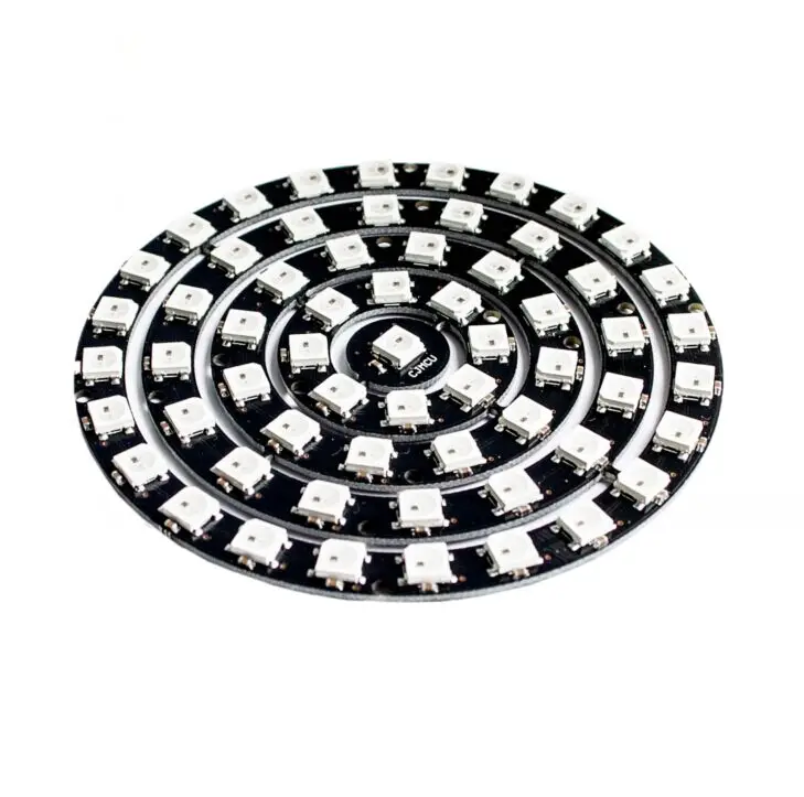 

1pcs WS2812 RGB LED Ring 1Bit 8Bit 12Bit 16Bit 24Bit WS2812 5050 RGB LED + Integrated Drivers