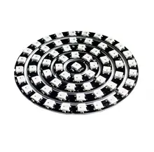 1 pièces WS2812 RVB LED Bague 1Bit 8Bit 12Bit 16Bit 24Bit WS2812 5050 RVB LED + Pilotes Intégrés