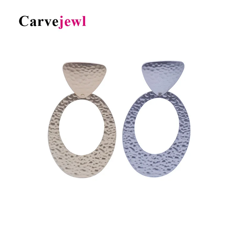Серьги-подвески Carvejewl большие Овальный Круглый Серьги для женщин ювелирные