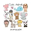 Set Combination Animal Children DIY  Heat Transfer of Patches Transfer Fusible Clothing Sticker Appliques Decoration T-shirt PVC ► Photo 3/5