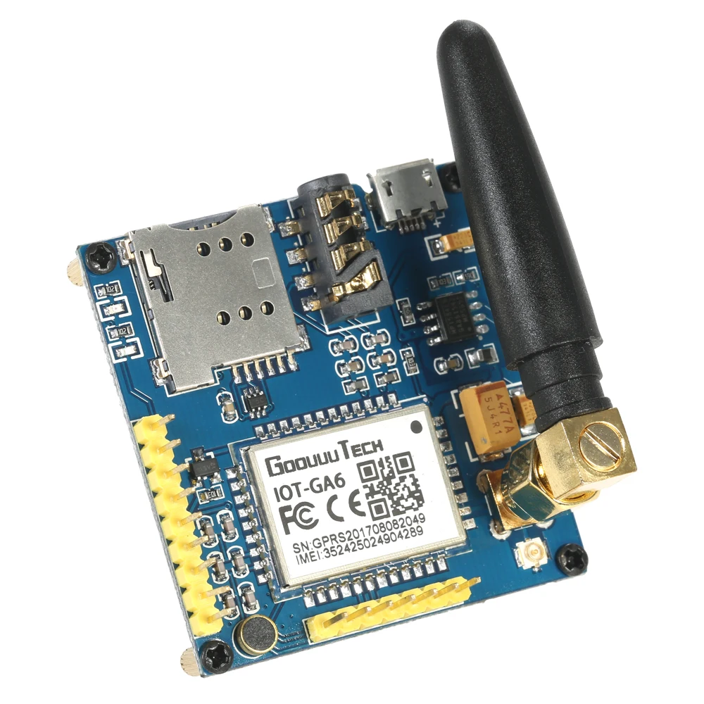 GPRS A6 Pro Serial GPRS GSM модуль основной платы разработки с антенной идеальным решением для M2M применение