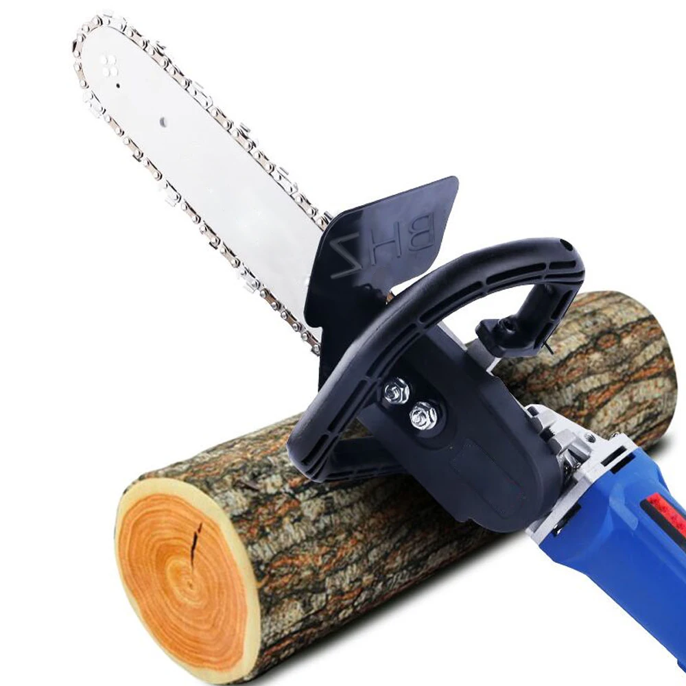 

DIY Electric Chain Saw Converter Chainsaw Bracket Tree Felling Saw Changed Angle Grinder into Chain Saw for Woodworking Tool