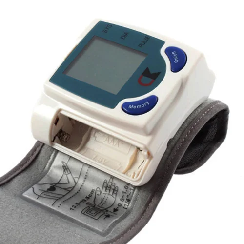 Цифровой ЖК-дисплей наручные манжеты Монитор артериального давления на руку и частоты сердечных сокращений, измерение пульса метр бытовой тонометр, Лидер продаж