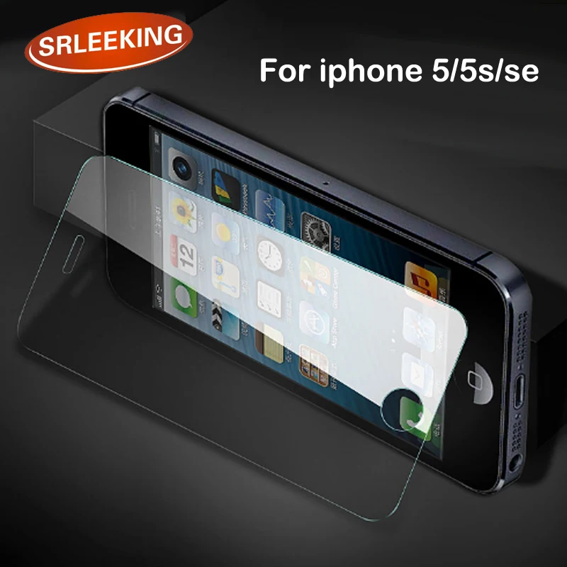 

SRLEEKING 9H Tempered Glass Premium Screen Protector For iPhone 5/5S/SE/5c Glass Protective Transparent glass on for iphone 5s