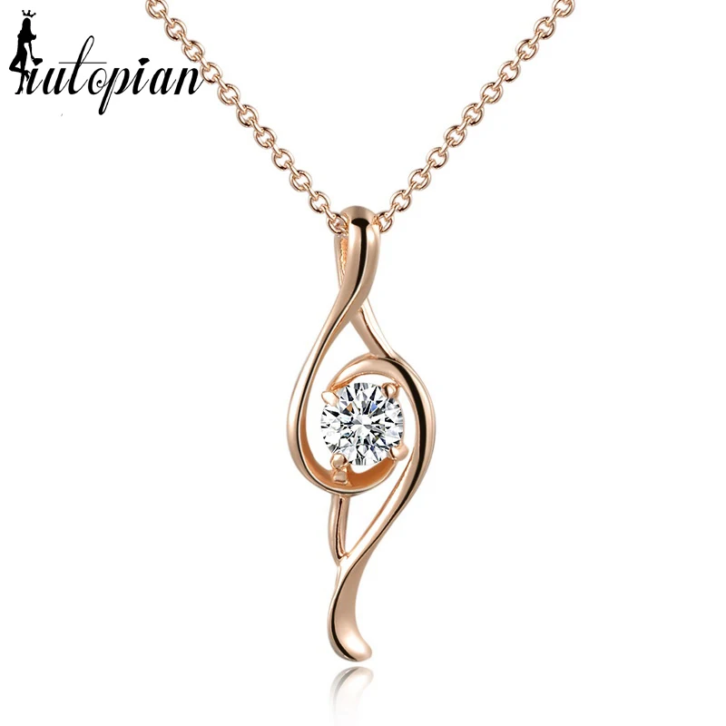 

Iutopian Brand New Arrival Musical Note Pendant Necklace Colar With Top Quality Cubic Zirconia #RG76444