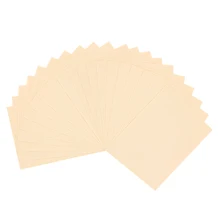 20 шт. заготовки для обучения татуировке кожаный силикон 8x6 дюймов двухсторонние татуировки и микроблейдинг для бровей практика цвет кожи