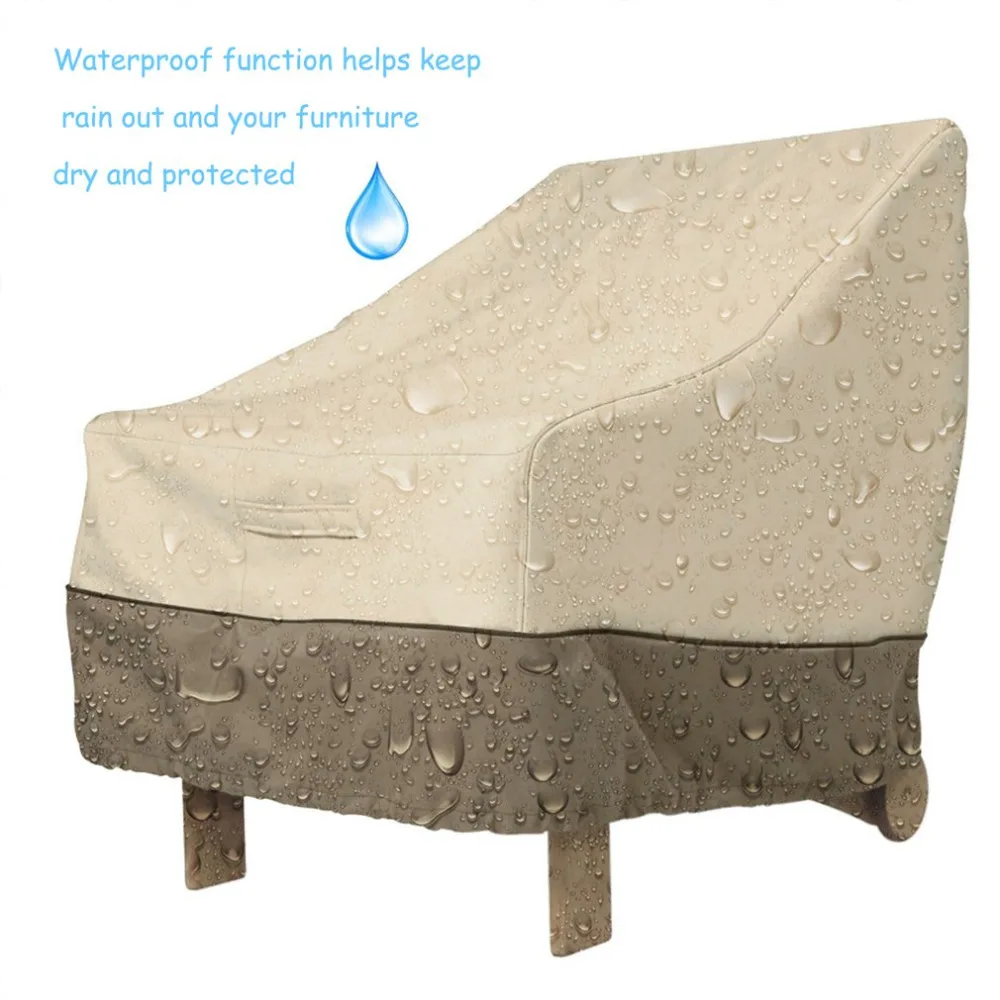 Waterproof 420D Oxford Cloth Coffee Table Cover Garden